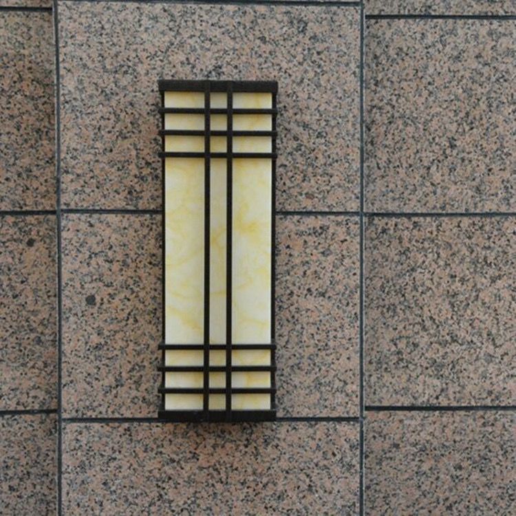 户外云石壁灯防水酒店室外灯楼盘外墙灯庭院灯具工程定制仿云石灯