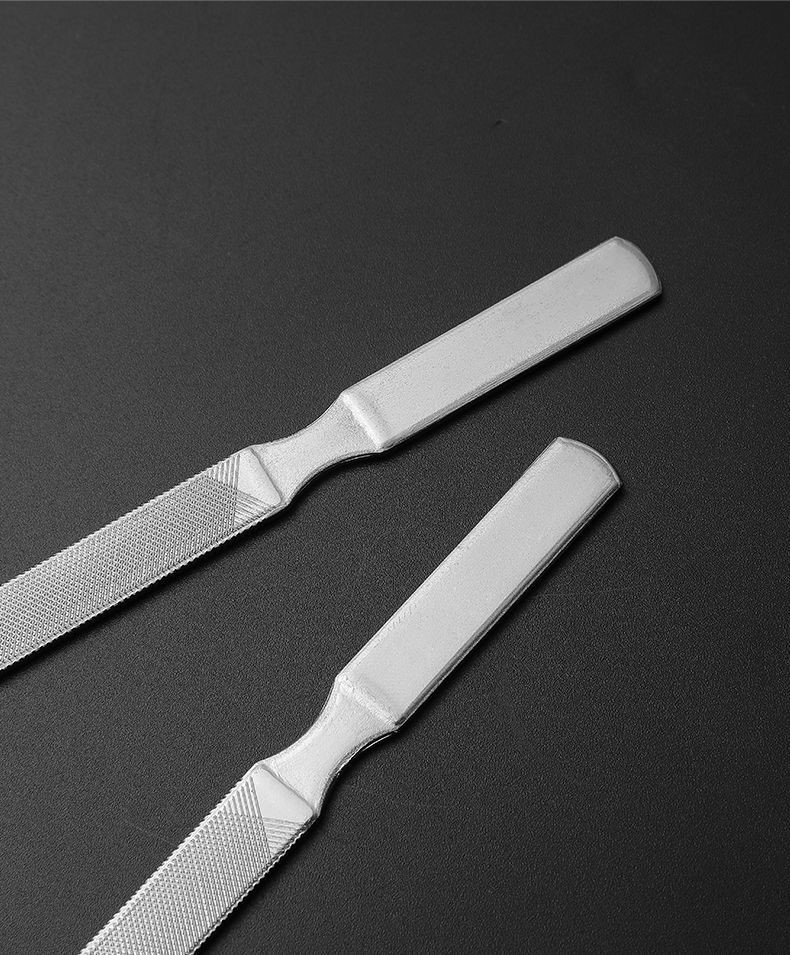 不锈钢指甲锉灰指甲专用锉刀双面打磨条抛光指甲修脚锉刀美甲工具