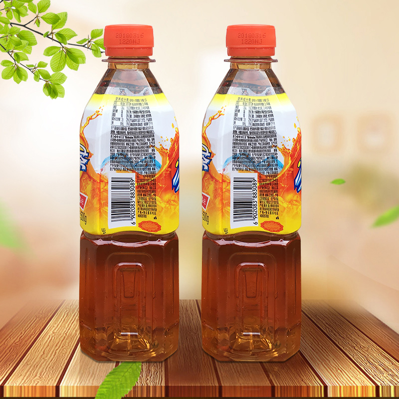 娃哈哈柠檬味冰红茶饮料500ml15瓶整箱
