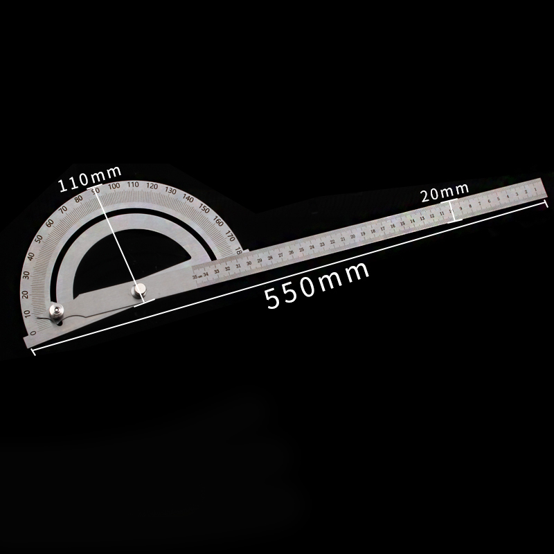 角度尺组合多用高精度量角器多功能木工圆弧半圆规活动角尺测量工具