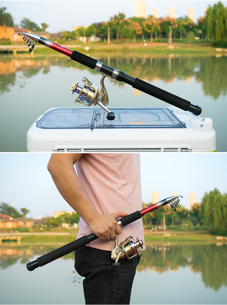 光威听涛海竿超轻超硬经典款超硬调玻璃钢远投竿抛竿渔具套装