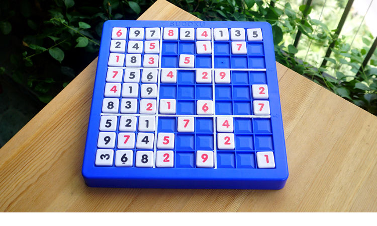儿童智力数独游戏棋九宫格数独游戏亲子桌面棋类数学玩具带抽屉数独81