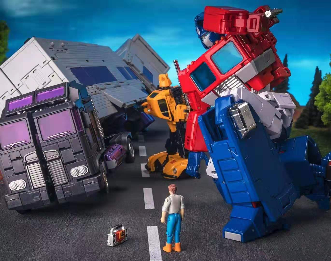 monkey)其他模型玩具003 dx9 d14 mp比例飞天虎组合金刚成员飞虎队