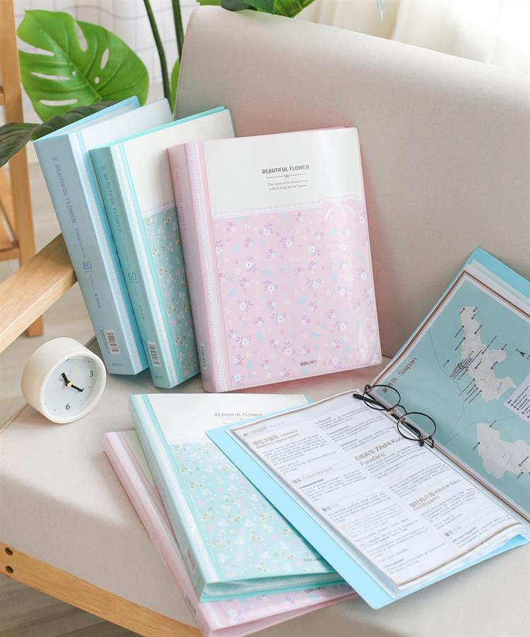 本夹子幼儿园 文件夹多层插页透明a4小学生用试卷夹孕期检查报告单