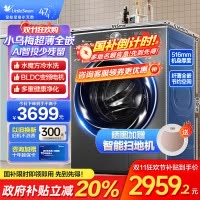 小天鹅(Little Swan)10KG滚筒洗衣机 全自动洗脱一体 小乌梅 超薄变频水魔方1.1洗净比TG100SC83