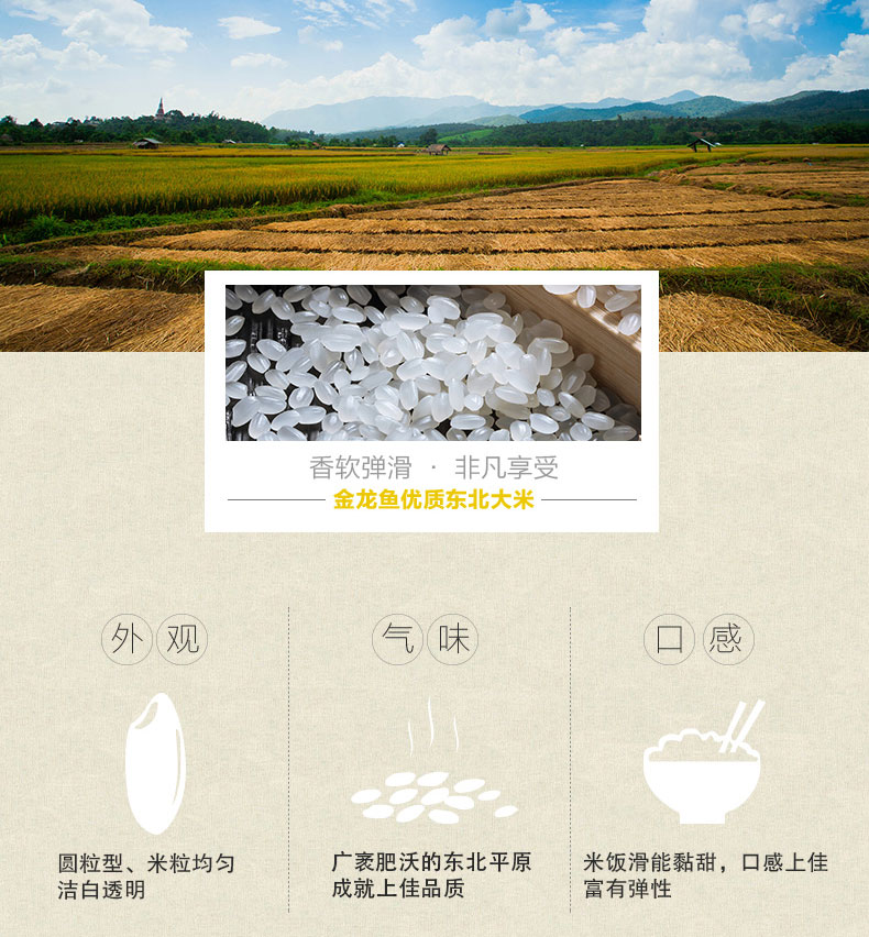 金龙鱼优质东北大米5kg