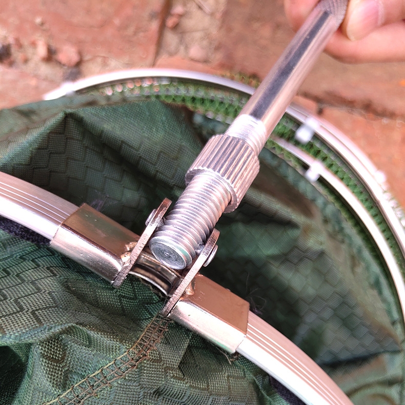 鱼护涂胶防挂竞技装闪电客鱼网兜折叠渔护网尼龙台钓鱼户兜加厚