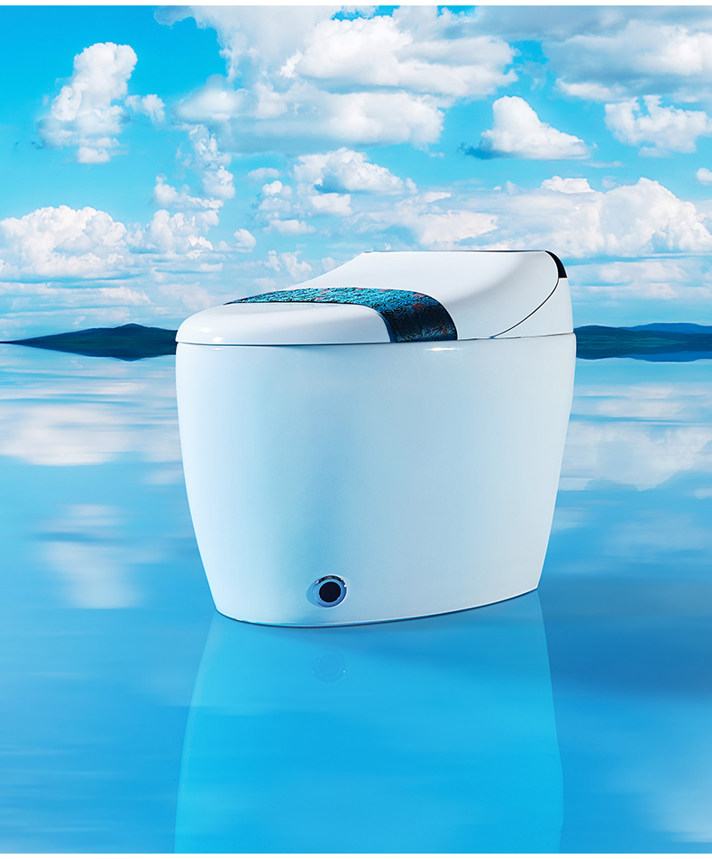 日本津上智能马桶一体式全自动翻盖翻圈脚感冲水电动智能坐便器