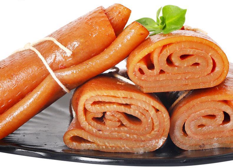 五香卤味零食猪肉办公室小吃下酒菜 350g五香猪皮