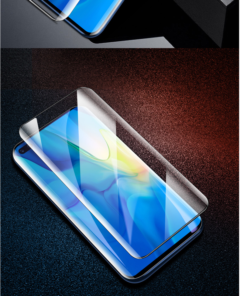 膜mate30pro全屏覆盖华为p30手机防膜全包p30pro曲面高清膜防摔蓝光膜