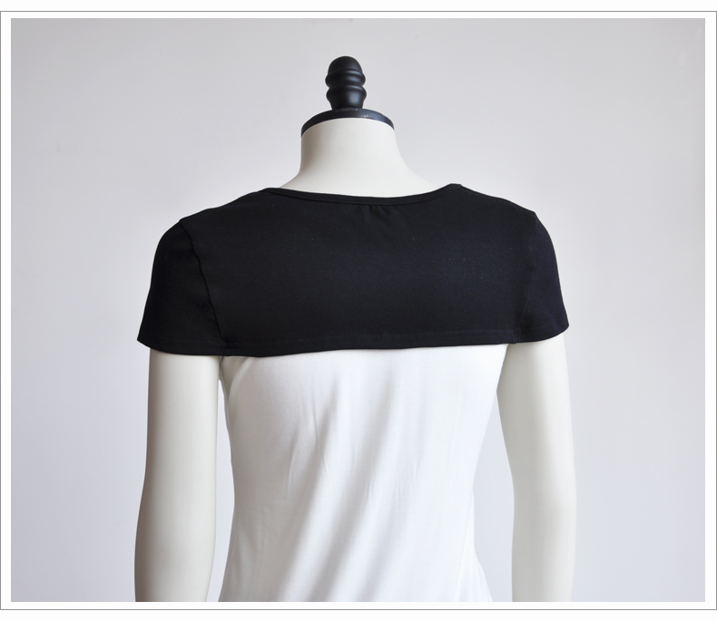 针织罗纹棉做的护肩夏秋季保暖小坎肩假领子舒适可贴身穿