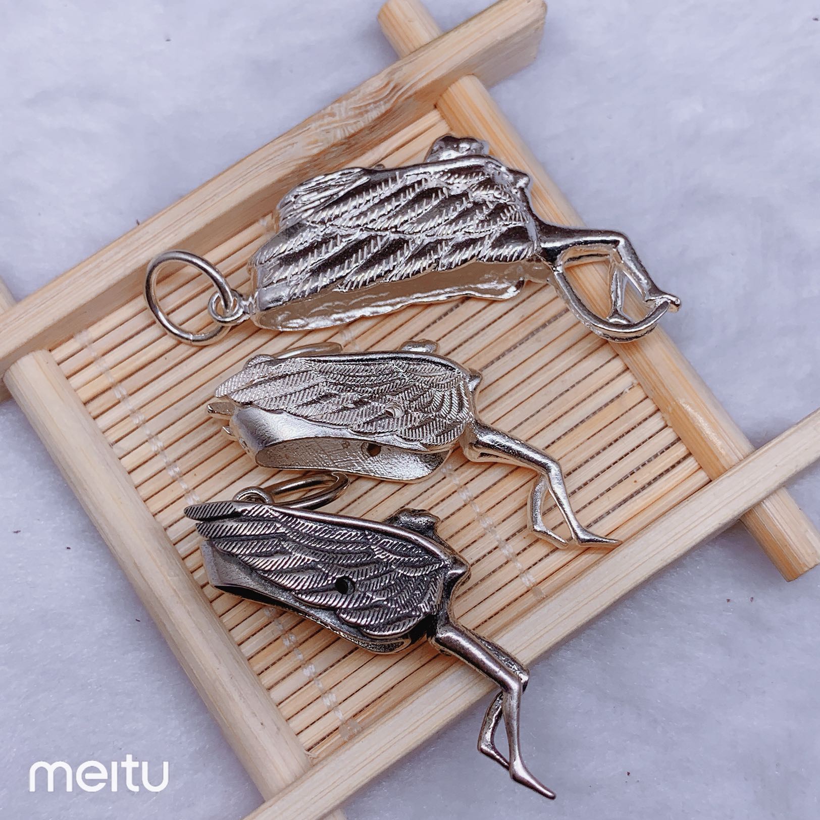 姬咪(jimi)时尚吊坠/项链595775180705 纯银虎爪熊钩子熊爪子包银鹰爪