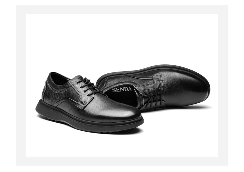 senda森达2019冬季新款专柜同款简约通勤青年男商务男鞋42o01dm9