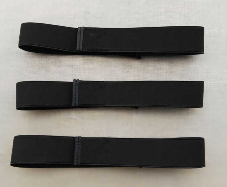 4cm魔术贴腰带女宽百搭舞蹈束腰防过敏皮带隐形无痕装饰松紧腰封黑色