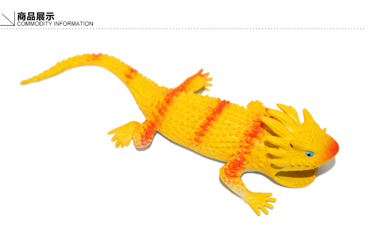 舒弗(lachouffe)过家家玩具826 大号软胶蜥蜴鳄鱼变色龙模型 仿真爬行