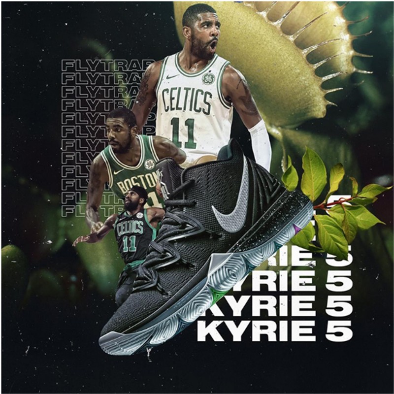 nike耐克男鞋kyrie5首联名黑橙欧文5代全新气垫实战缓震篮球鞋运动