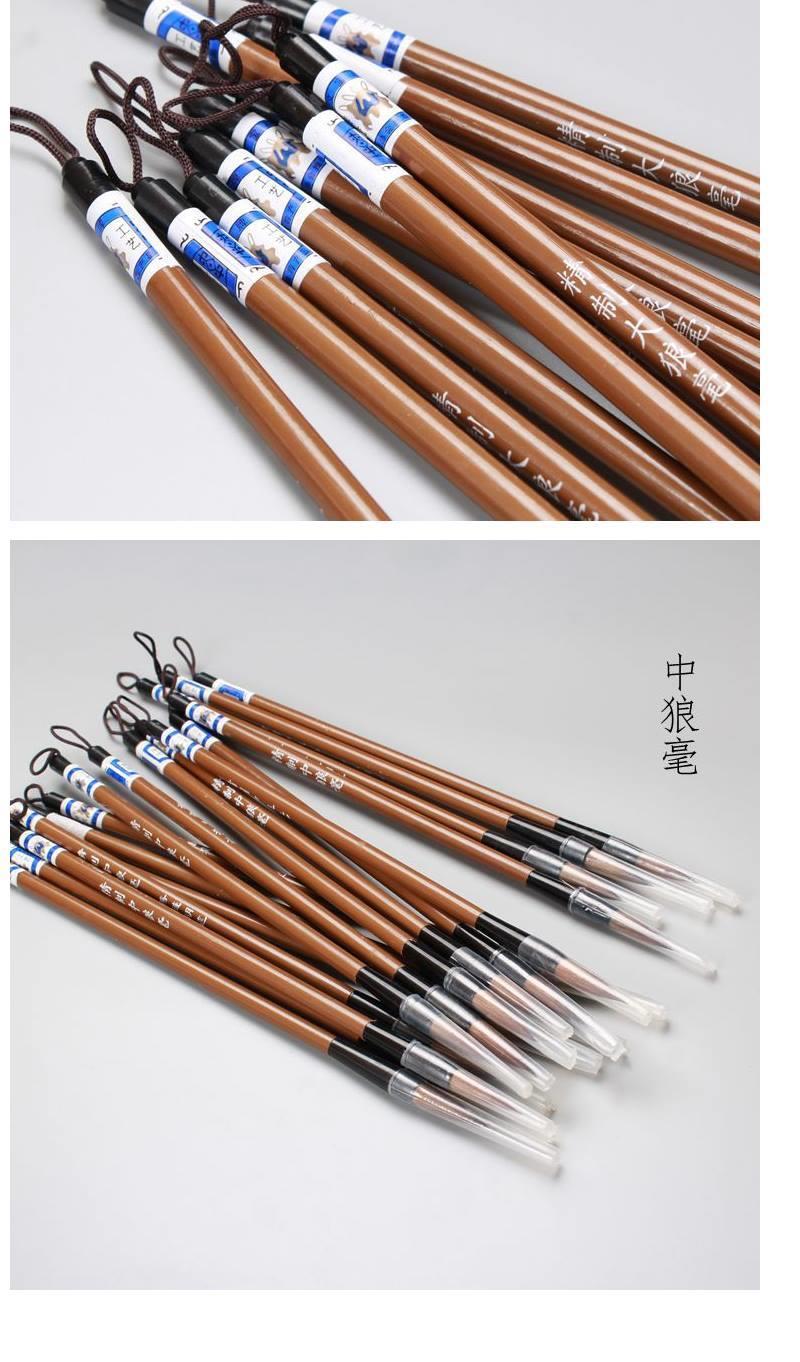 核心参数品牌:博多客 毛笔种类:湖笔 笔头材质:兼毫 笔头毛种:狼毫