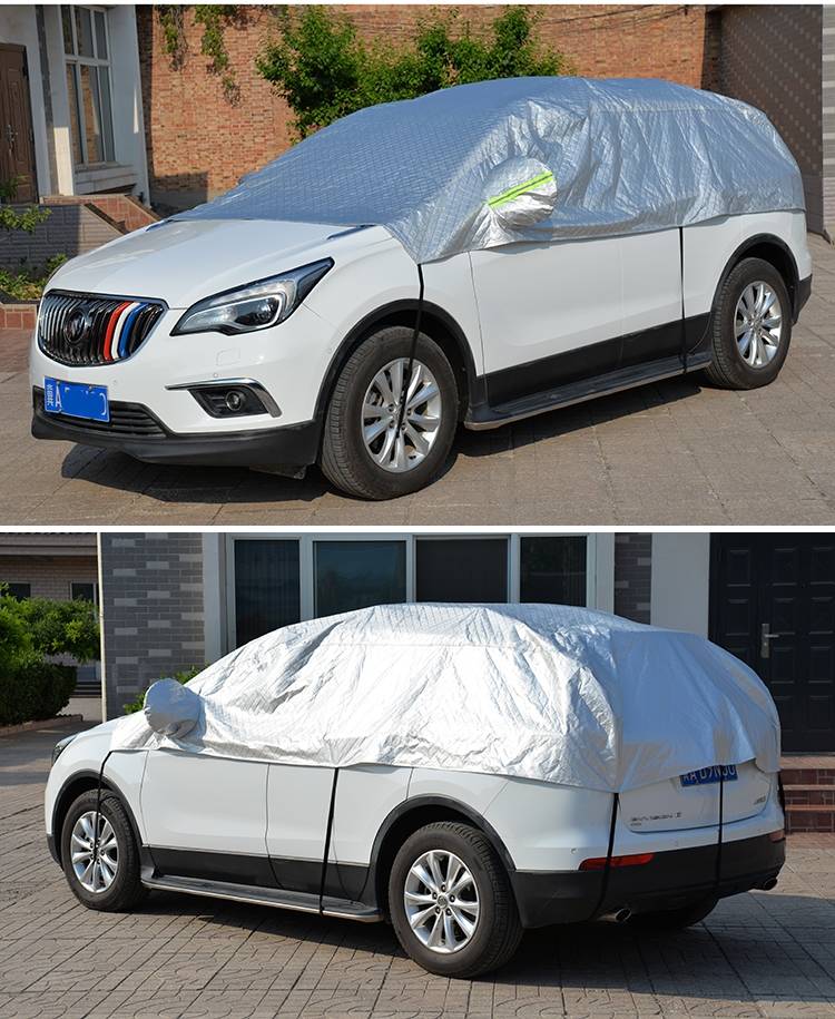 汽车雪挡前挡风玻璃防雪布遮雪遮阳挡冬季防冻风挡车衣防霜档半罩p