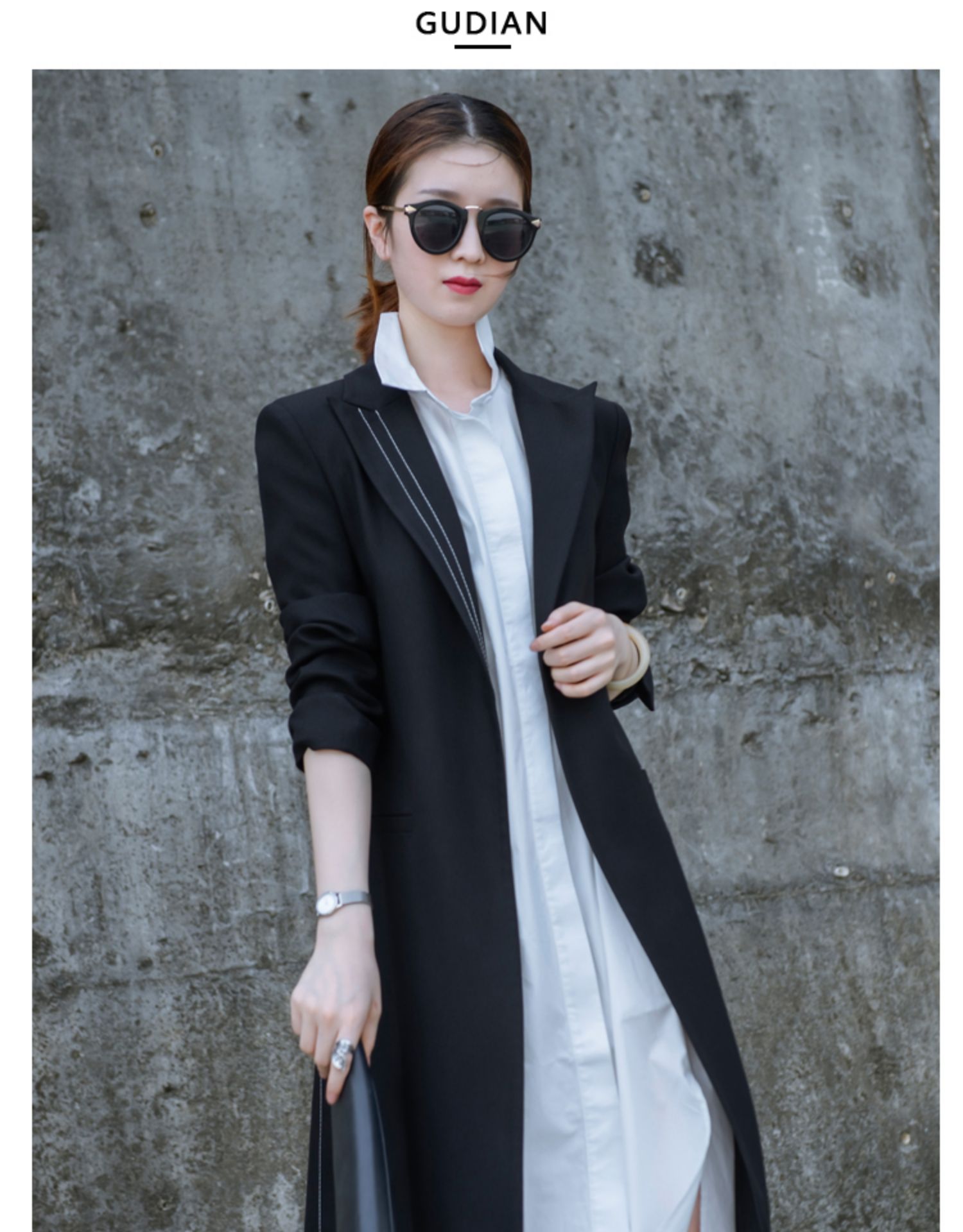 暖青汇女士西服 小西装女2018大哥廓西韩版气质修身显瘦休闲纯色西服