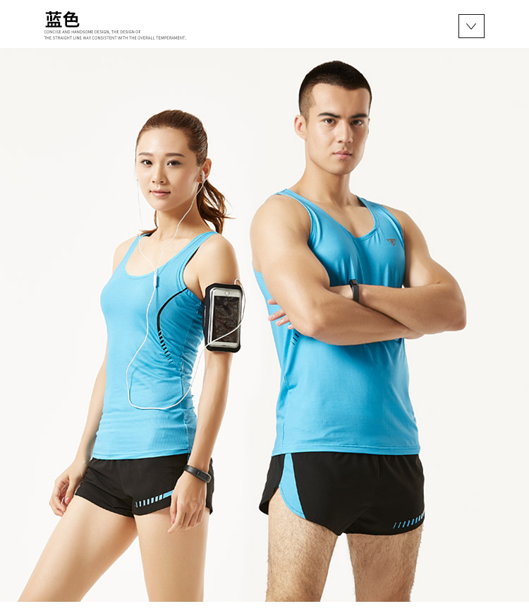 田径服瑜伽背心短裤套装夏马拉松训练比赛服晨跑运动套装神孩子