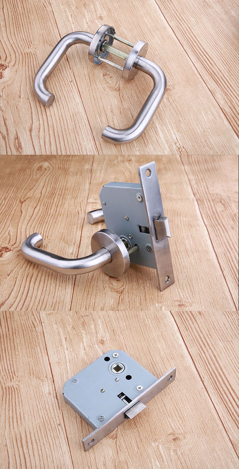 bonjean锁具 bonjean防火锁 过道锁 通道铁柄执手防火锁逃生锁不含锁