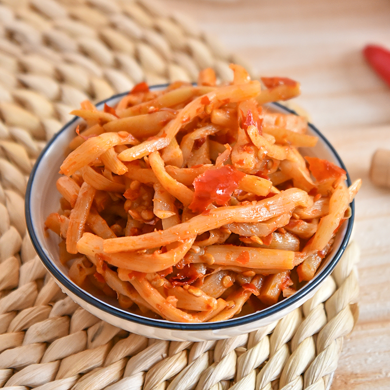 老酸农酱菜 酸笋丝500gx2袋 广西桂林酸笋桂林米粉酸笋柳州酸辣笋丝