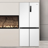 海尔(Haier)家用零嵌入超薄电冰箱十字对开双开门500升风冷无霜变频节能EPP以旧换新补贴双重除菌系统一级能效