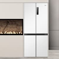 海尔(Haier)家用零嵌入超薄电冰箱十字对开双开门500升风冷无霜变频节能EPP以旧换新补贴双重除菌系统一级能效