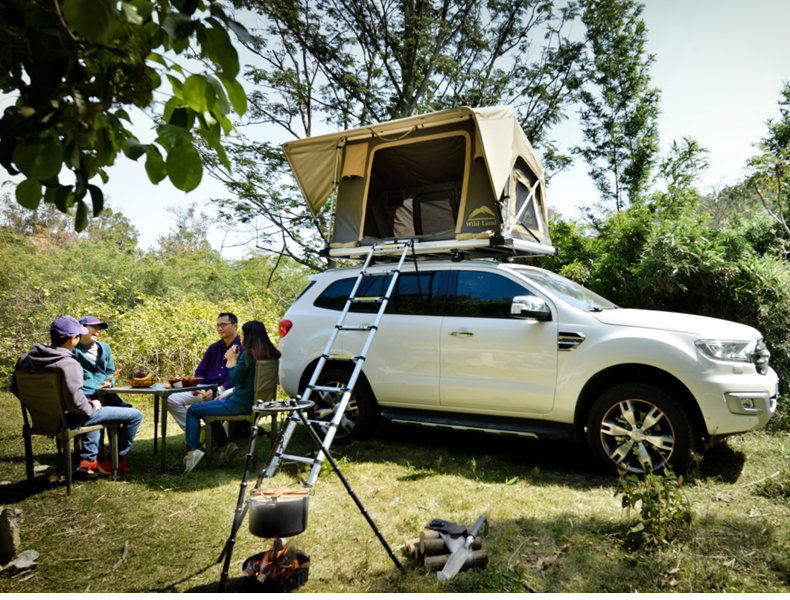 秋野地诺曼底气压车顶帐篷户外露营自驾汽车帐篷