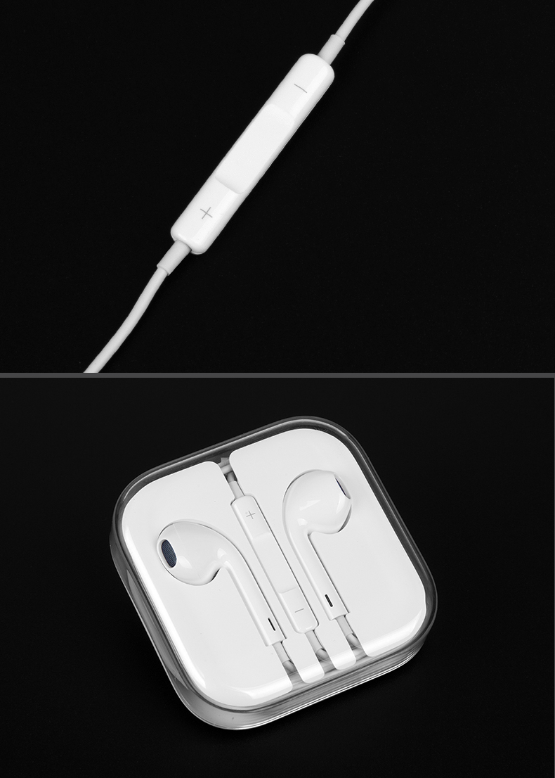 iphone66s7plus5手机原厂专用耳机苹果7p入耳式有线87苹果787px耳机扁