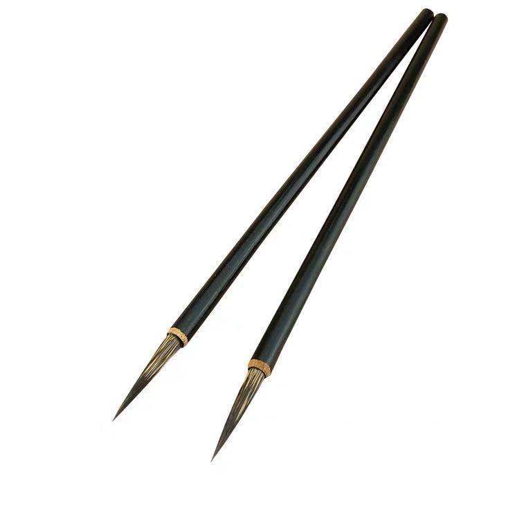 衣纹笔小叶筋花枝俏鼠须勾线笔工笔国画专用白描特细毛笔狼毫毛笔