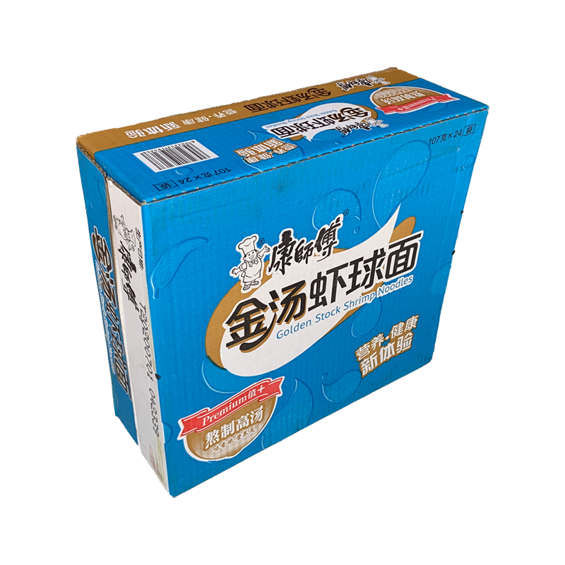 康师傅方便面金汤虾球面107g袋装速食泡面熬制高汤整箱夜宵
