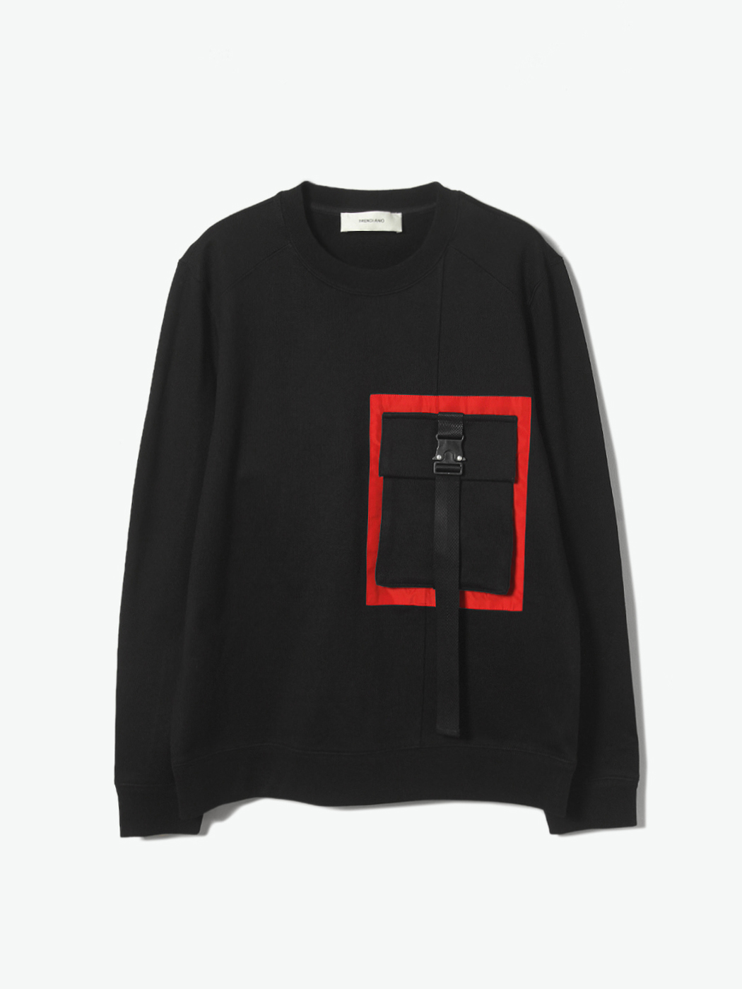 trendiano口袋拼接套头卫衣男士卫衣