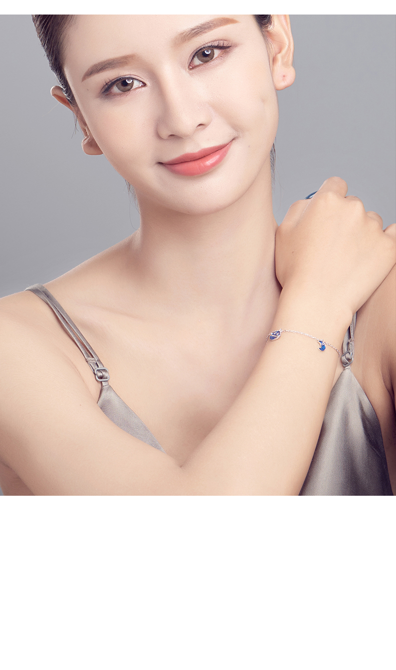 中国黄金s925滴胶手链