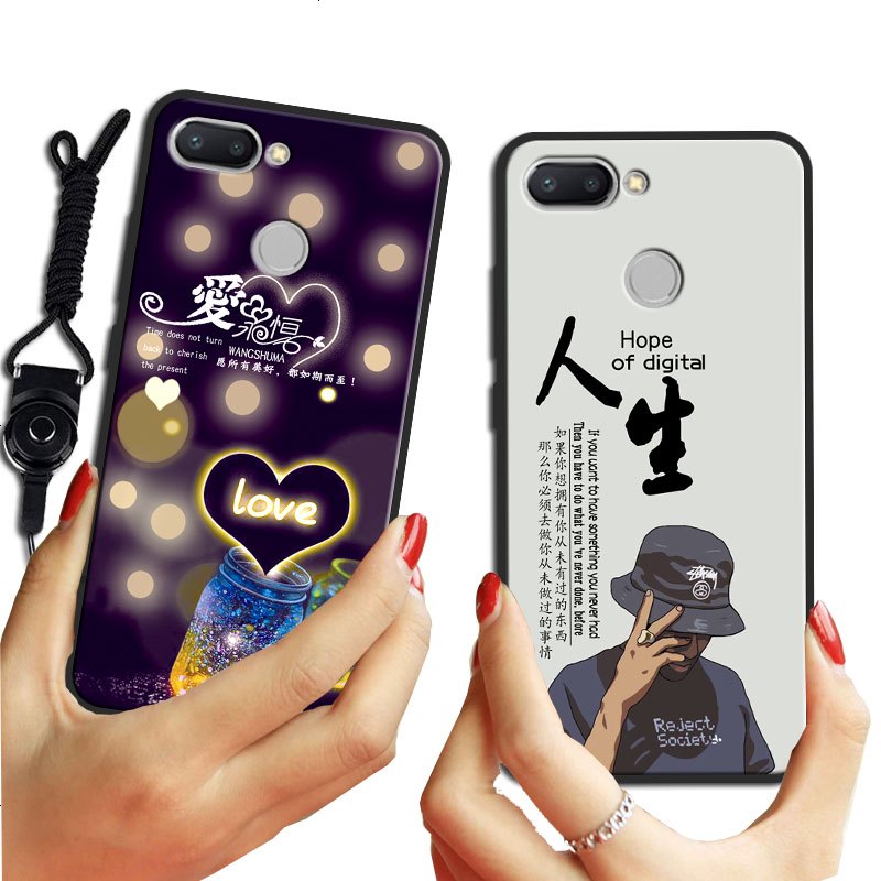 红米6a手机壳小米红米6a保护套hm6a潮创意redmi6a卡通红迷6a时尚