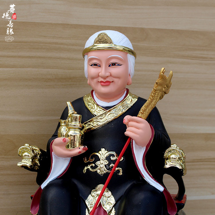 新款彩绘黑老太太神像黑老太黑妈妈保家仙像胡三太爷太奶树脂佛像封后