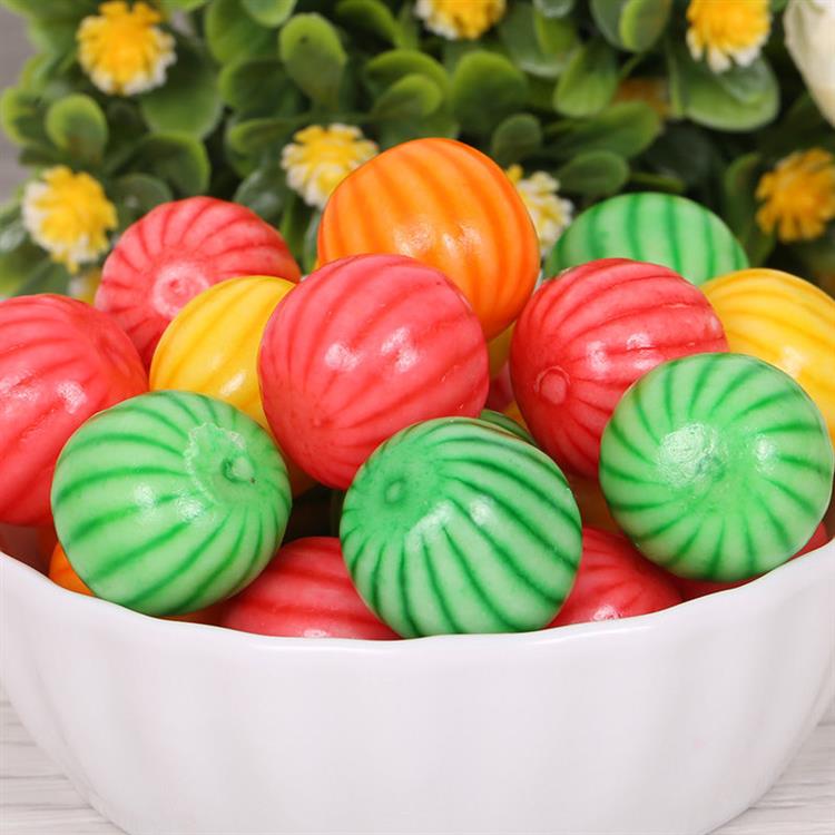 西瓜泡泡糖果约185颗水果味混装六一儿童节礼物休闲零食