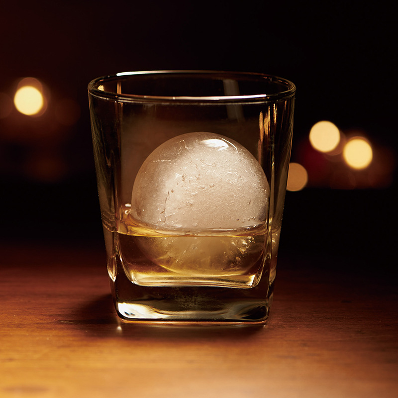 硅胶冰格冰球威士忌洋酒冰块盒diy果冻圆形冰球制冰块盒圆形模具 敬平