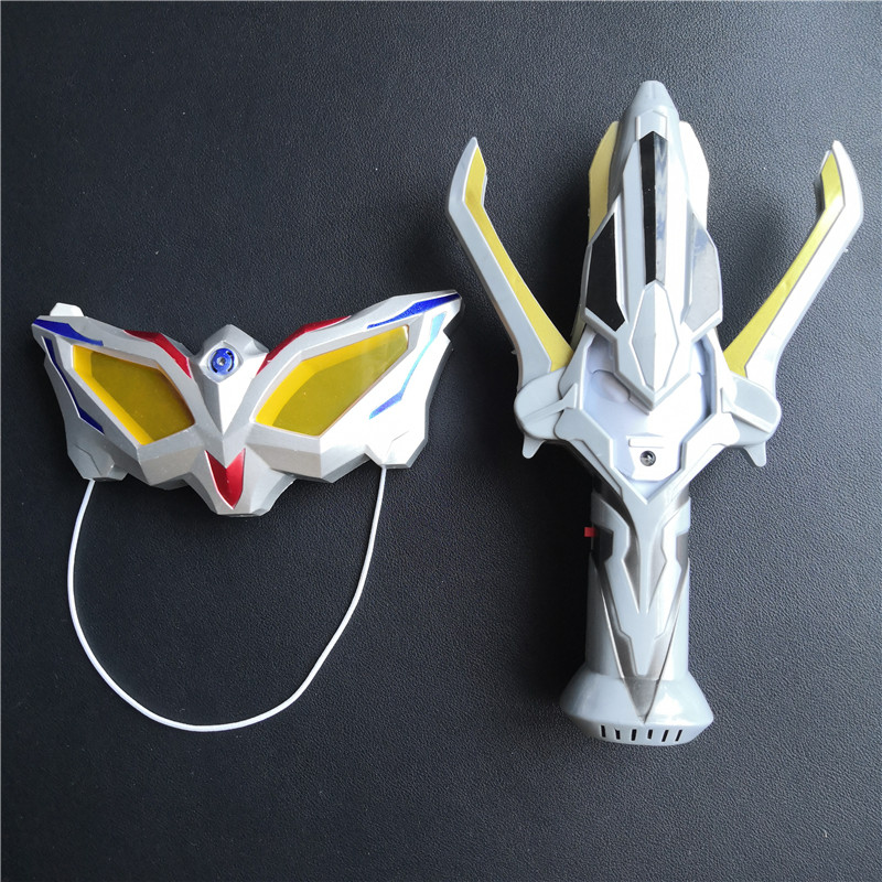 真智力赛罗变身器玩具赛罗眼镜双头镖弯刀头标飞行器奥特召唤器赛罗