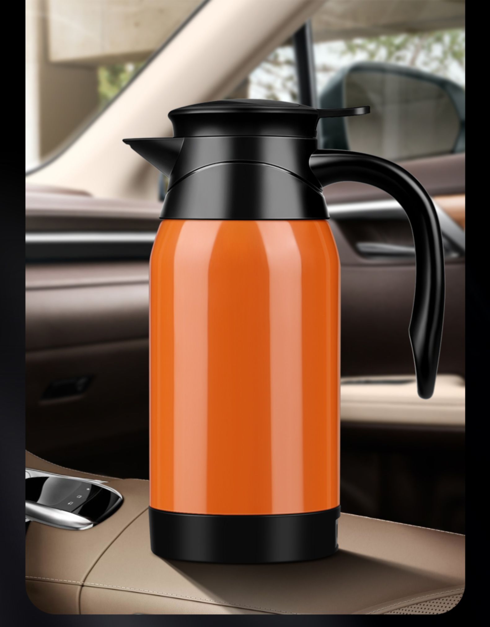 车载烧水壶12v24v大货车电热水壶通用汽车烧水杯加热瓶车用热水器