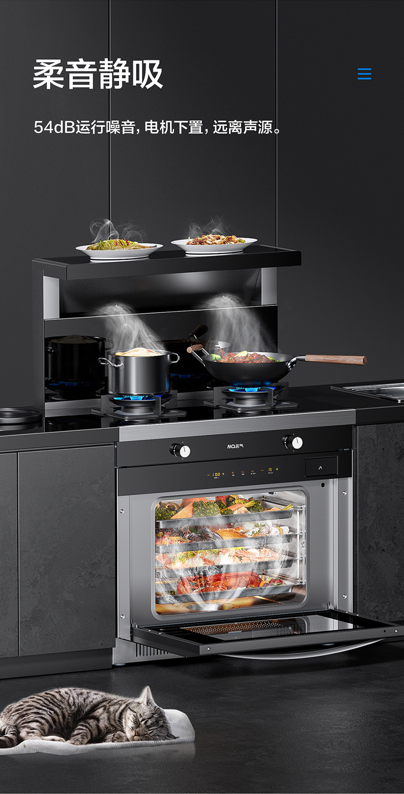 名气(mq)集成灶老板名气 68l蒸箱集成灶fz12a 老板名气(mq)集成灶一体