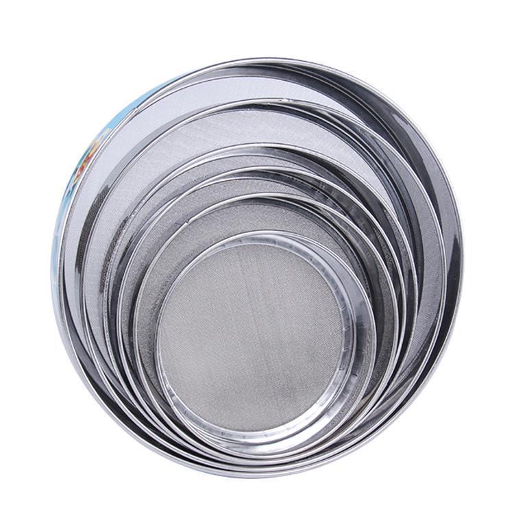 不锈钢筛面罗厂家直销面粉筛子过滤网漏玉米筛厨房烘焙30目40目直径15