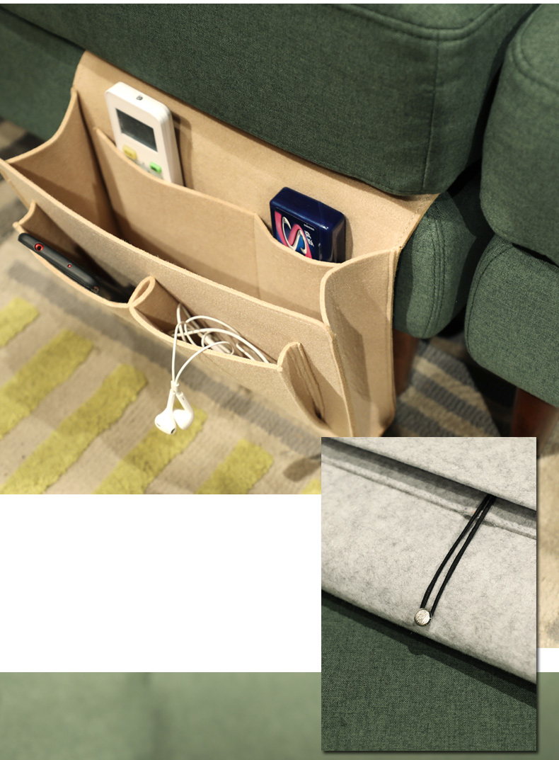 床边挂袋沙整理袋学生宿舍收纳袋遥控器收纳包杂物储物包可订制中号