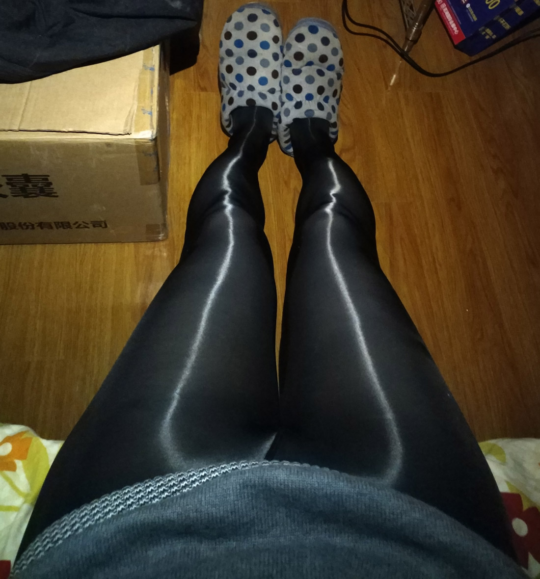 油光闪亮连体裤袜丝滑紧透明打底裤薄不勾丝袜高密男女大码裤春卓思哲