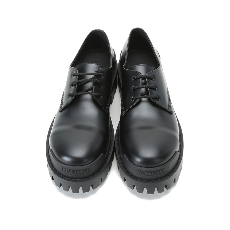 balenciaga巴黎世家男士牛皮革系带厚底鞋休闲皮鞋600600wa960