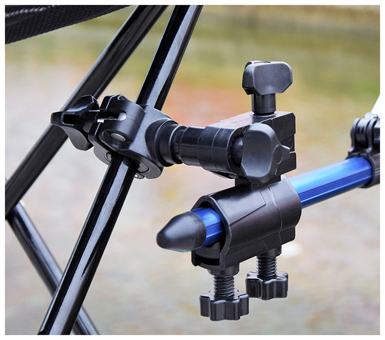 通用钓椅炮台架座支架杆架配件欧式钓鱼椅子马扎折叠凳子炮台座 x管右