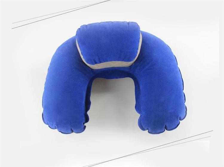 充气枕头u型吹气枕旅游三宝颈椎枕旅行航空枕子母u形护脖子飞机