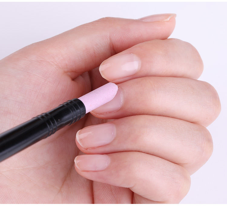 美甲石英笔双头多功能去修护打磨笔甲面磨砂精细打磨棒