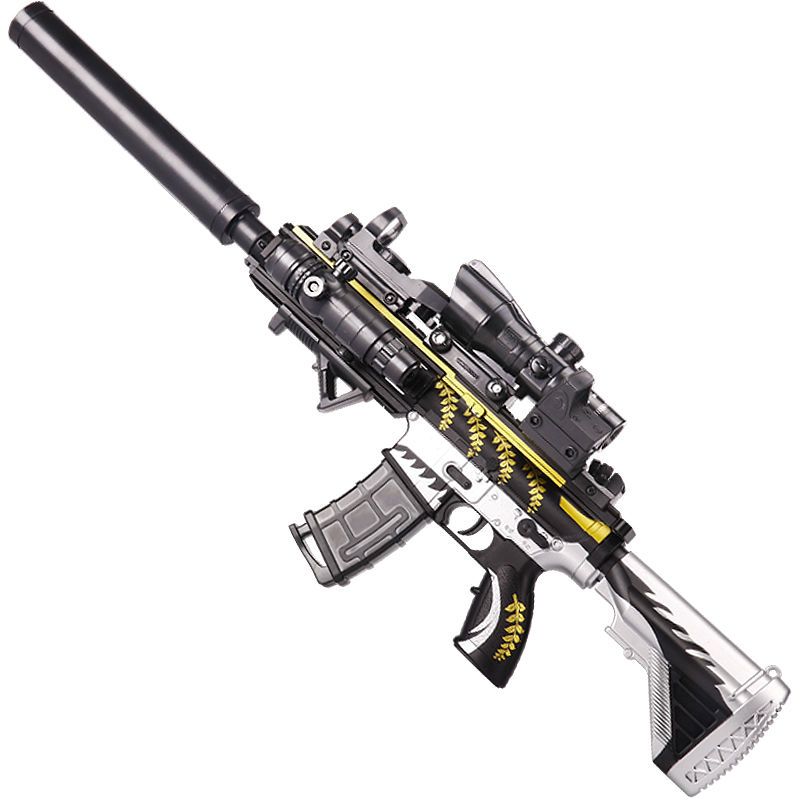 吃鸡皮肤m416金龙骨突击步电动连发水弹手自一体玩具男 【手动】五爪