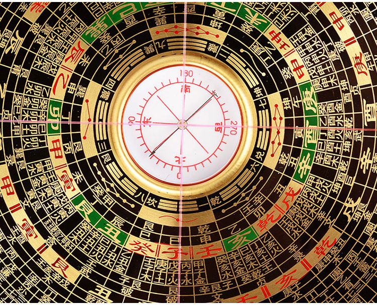 宏图好运罗盘高精度专业铜电木8寸罗盘工艺礼品罗盘仪送礼优选